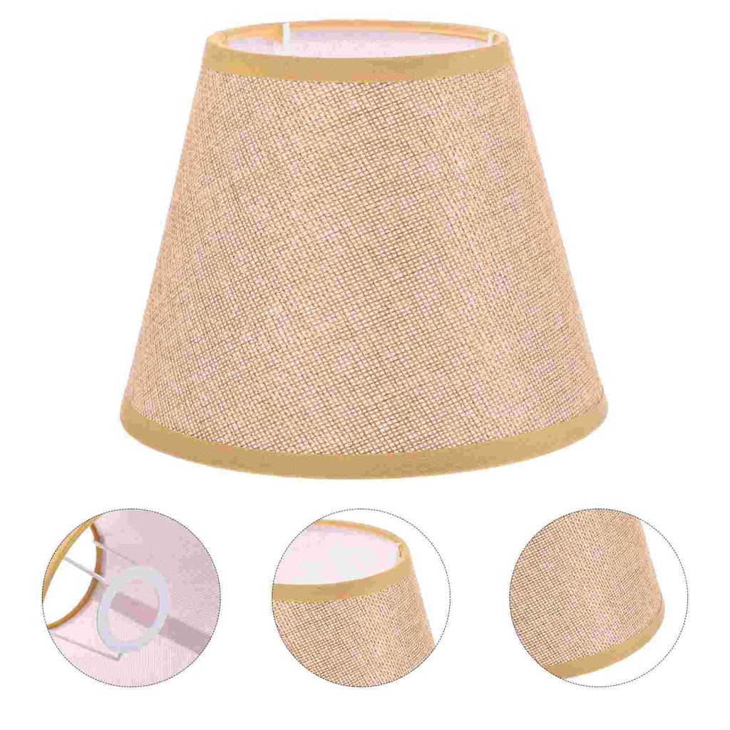 Drum Lampshade Fabric Cloth Lamp Shade Cover Chandeliers Table Light