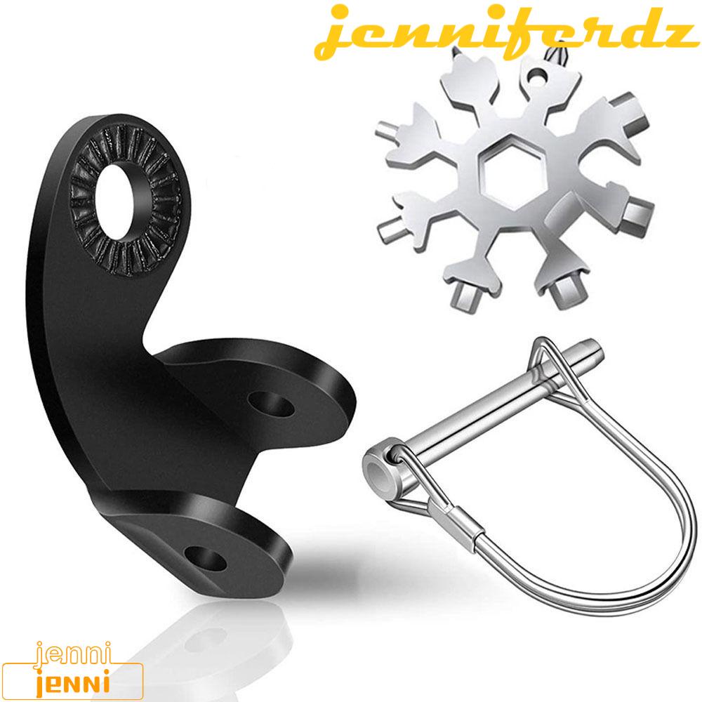 JENNIFERDZ Trailer Hook 90 Degrees for Bike Trailers Bike Steel Adapter