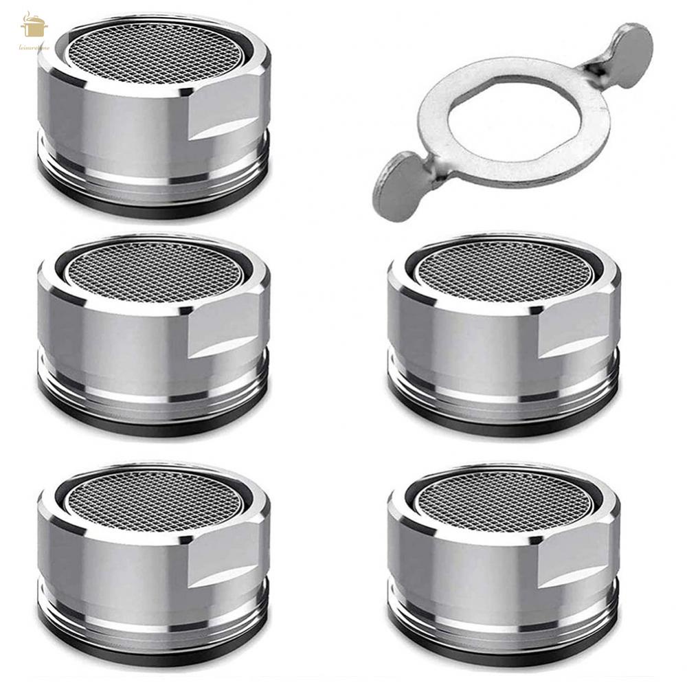Faucet Aerators Replacement Set With Nozzle Wrench Insert External