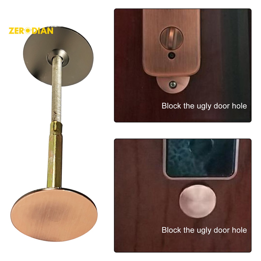 ZERODIAN Door Hole Cover Plate Rustproof Corrosion Resistant Easy ...