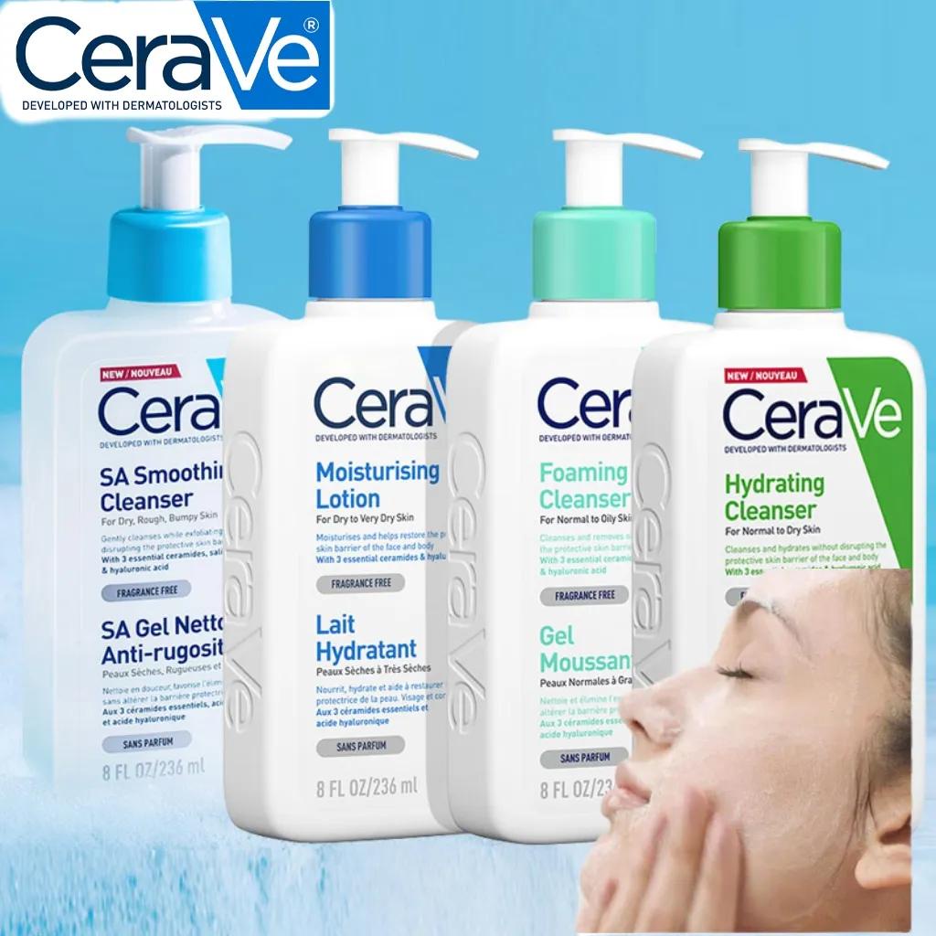 CeraVe Foam Facial Cleanser Hydrating Body Lotion Salicylic Acid Amino