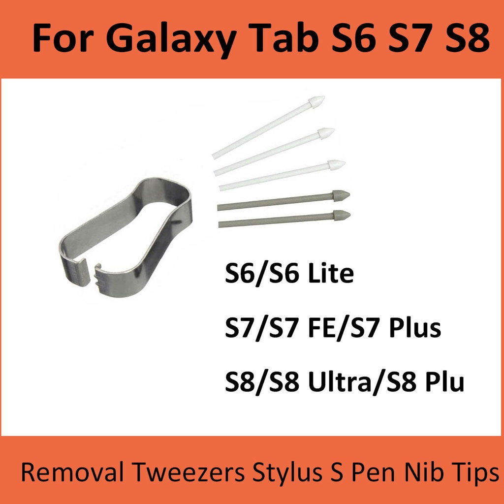 Stylus S Pen Tips Replacement for Samsung Galaxy Tab S9 FE S8 S7 FE S6
