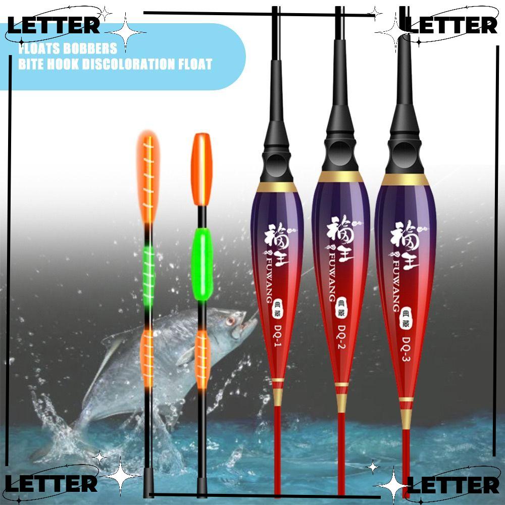 LET Fishing float, Indicator Slip Drift Tube Floats, 2023 Smart tail Bite Hook Color Change Buoy