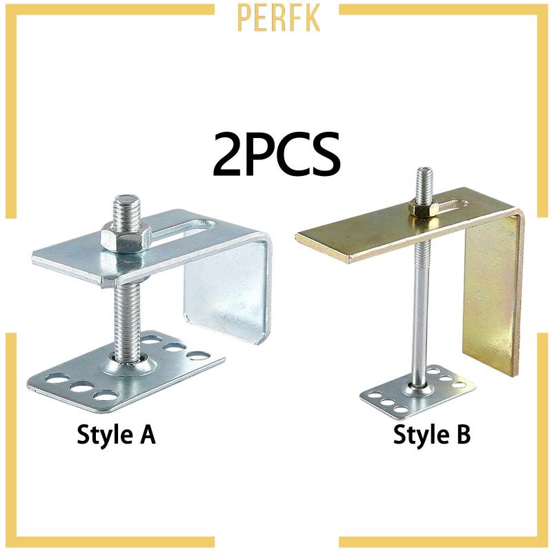 [Perfk] 2x Undermount Sink Clips Stable Tripod Universal Mounting