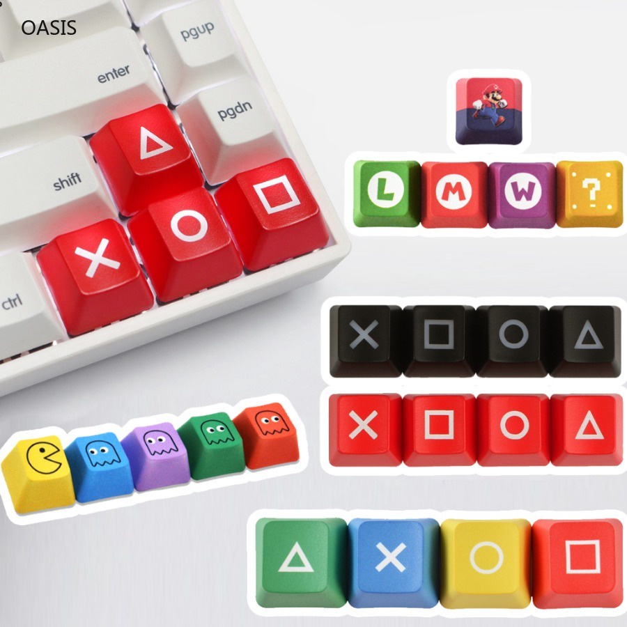 Colorful PSP Directional Buttons Heat Transfer Printed Keycaps | Shopee ...