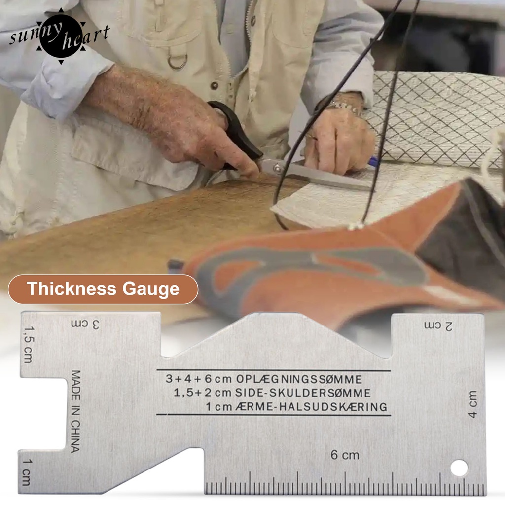 SYS-Thickness Gauge Clear Lines Accurate Scale Break-resistant Anti ...