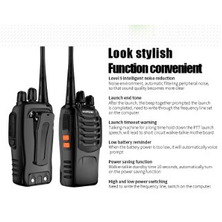 Baofeng BF 888S 5W 16 CHs Walkie Talkie Two Way Radio 2units W/ Free ...