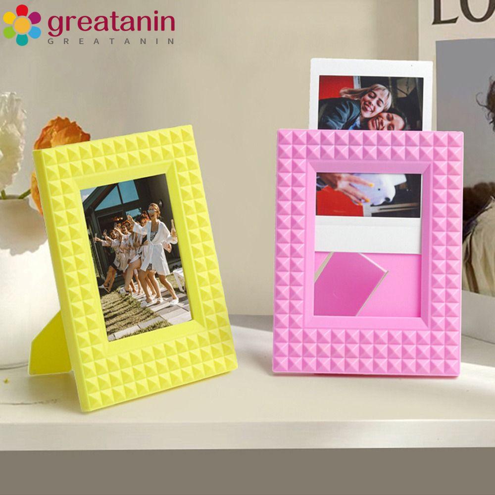 GREATANIN Instant Camera Photo Frame, Vertical Desktop Decor 3 inch