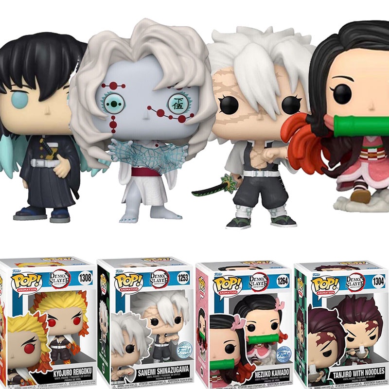 Funko Pop Demon Slayer Rui Sanemi Shinazugawa Tanjirou Kamado Nezuko ...