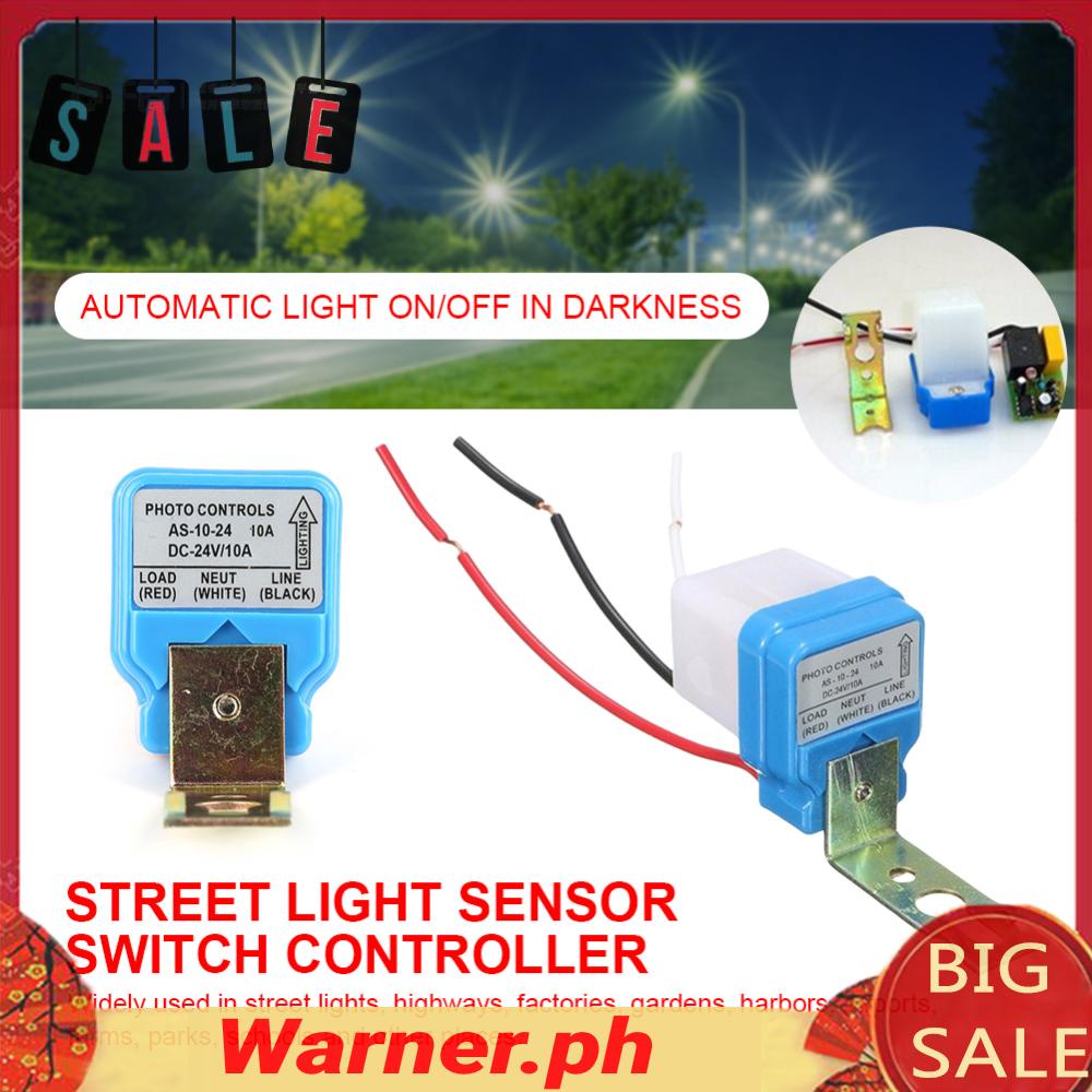 Automatic Auto On Off Photocell Switch DC 12/24V AC 110/220V Light ...