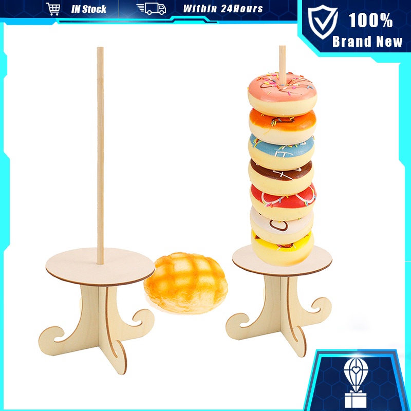 Unique 1 Set Donut Display Stand Creative Shape Reusable Dessert Rack ...