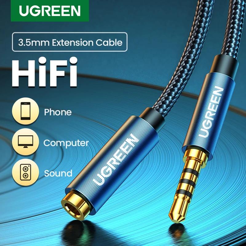 UGREEN Aux Audio Cable 3.5mm Jack Aux Audio Male To Female Audio ...