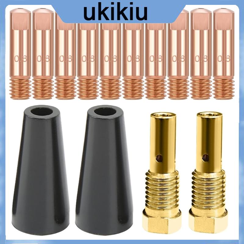 Uki Flux Cores Gasless Nozzle Tips Kit Heat Resistant Replacement Gasless Nozzles Mig Welder 4913