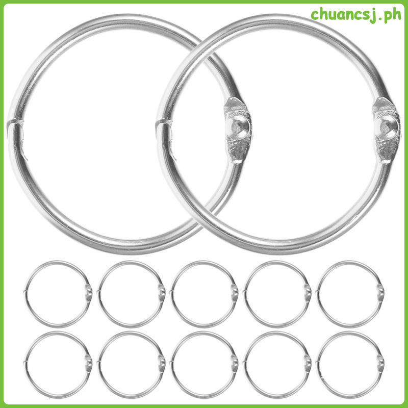 12 Pcs Helix Hoop Sterling Silver Index Cards with Binders Key Rings ...