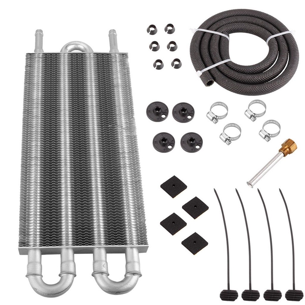 4-Row/6-Row/8-Row Universal Transmission Oil Cooler Auto-Manual ...