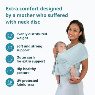 Lightweight baby wrap store carrier