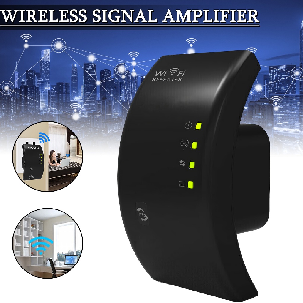 Wifi Range Extender Internet Booster 300Mbps router Wireless Repeater ...