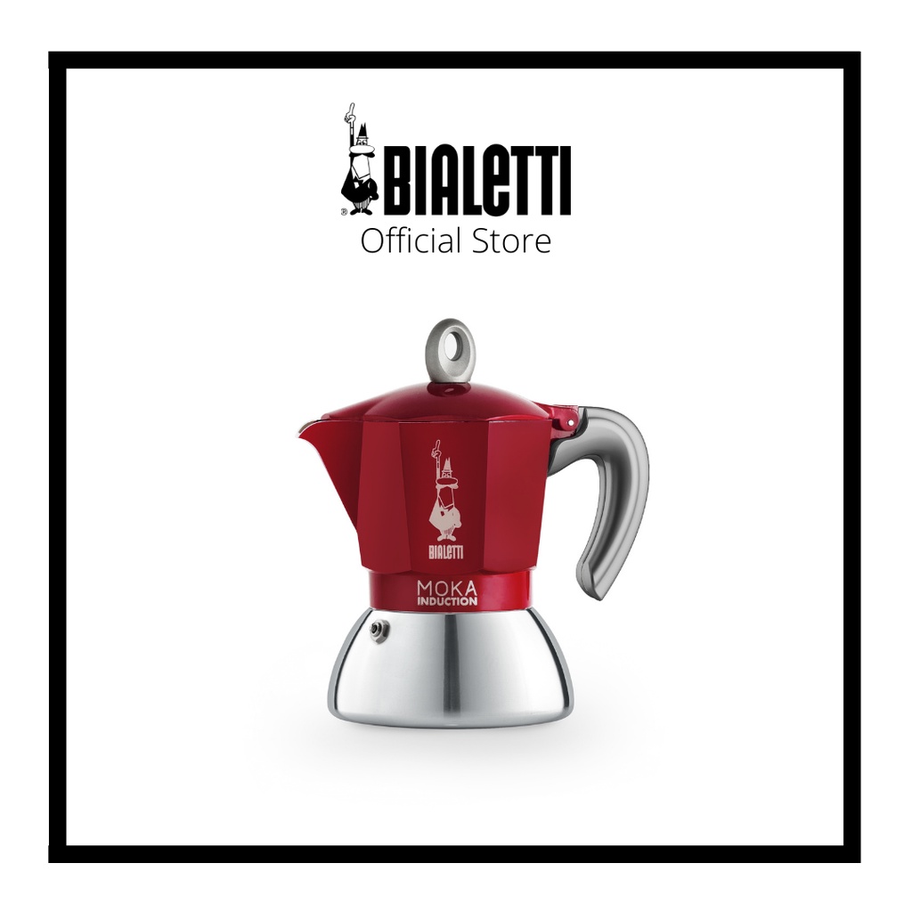 Bialetti Moka Induction Rossa Red Mokapot Moka Pot Shopee Philippines