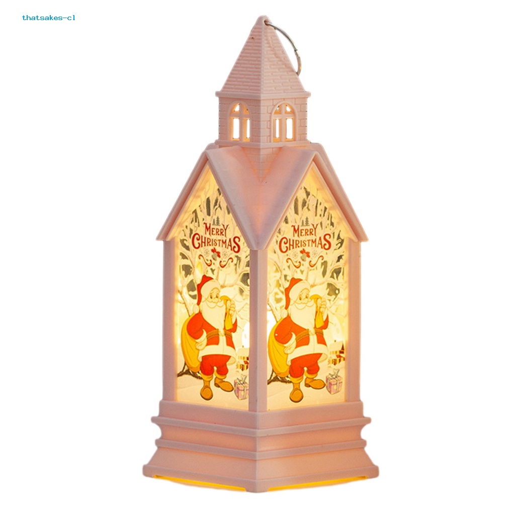 thatsakes Battery Operated Christmas Lantern Porch Christmas Lantern