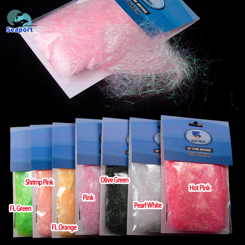 Ice Dubbing Synthetic Fiber Fly Tying Material For Fishing Fly Lure