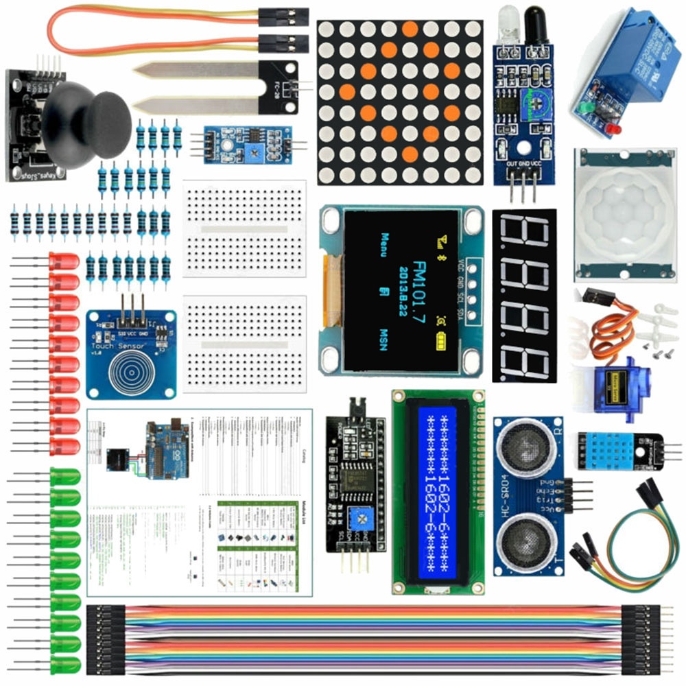 For Arduino Kit V3.0 2560 Mega 328 Project Starter 85pcs Electrical R3 ...