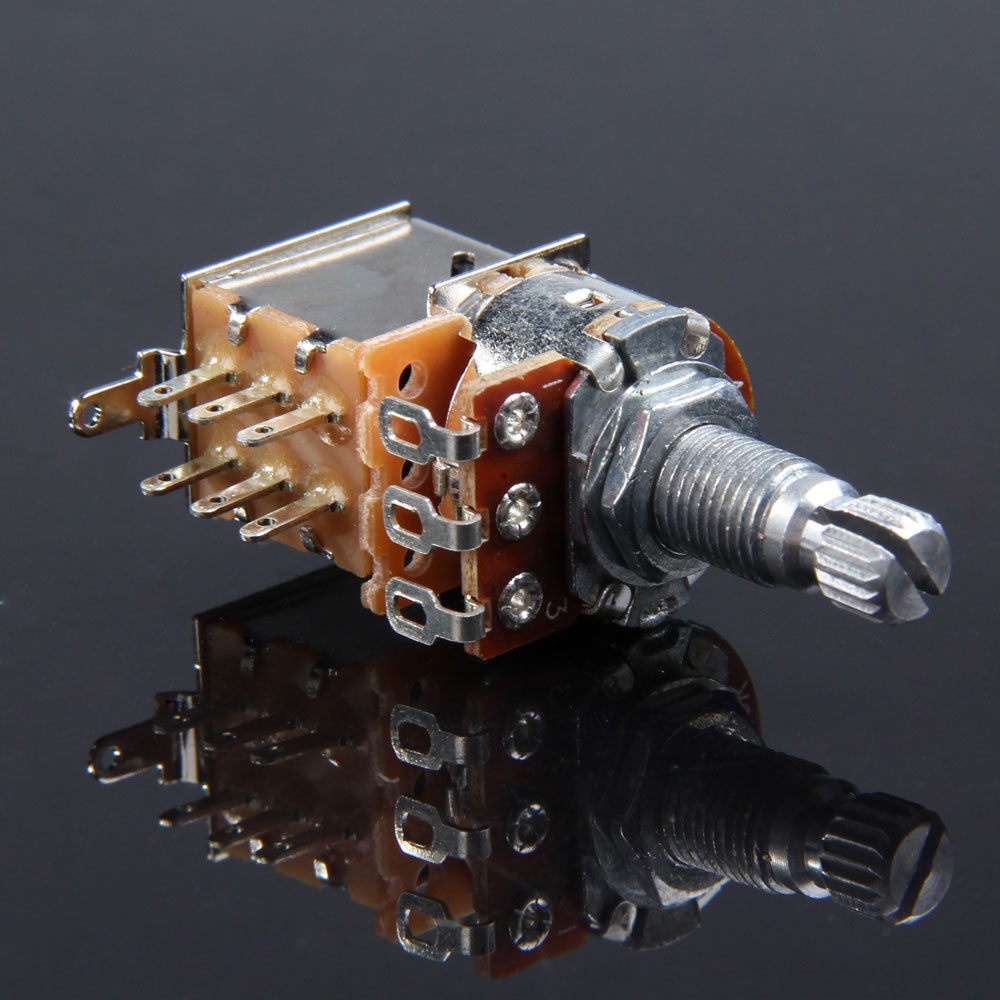 A500K B500K A250K B250K Push Pull Guitar Control Pot Potentiometer LPE7 ...