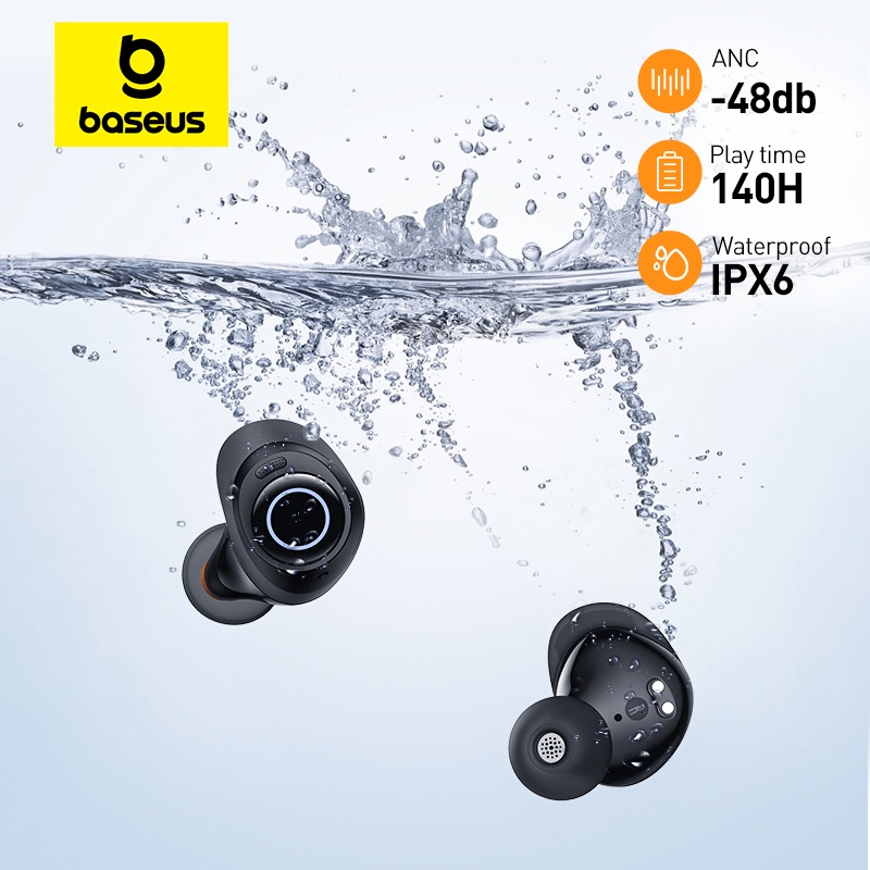 Baseus Bowie MA10 ANC Wireless Earphone 48dB Noise Cancelling 140h ...