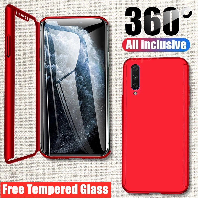 For Xiaomi Mi 9 M1902f1g Free Tempered Glass 360 Full Coverage Matte Finish Sturdy Hard Acrylic 5828