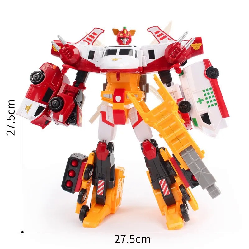 4 IN 1 Hello Carbot Transformation Robot Toys Action Figures Deformation Rescue Car Fire Truck Toy for Children Gift Shopee Philippines