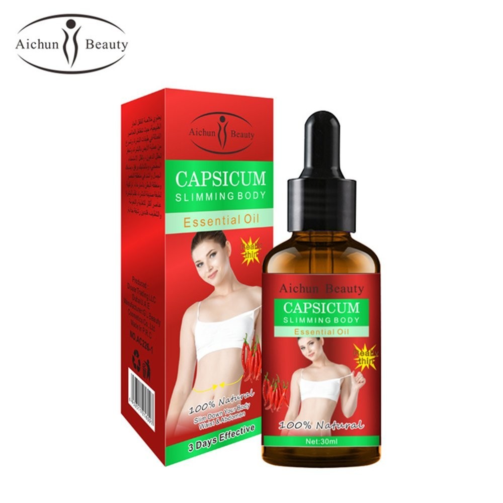 AC226-1 100% Effective Natural Chilli Capsicum Hot Body Massage ...