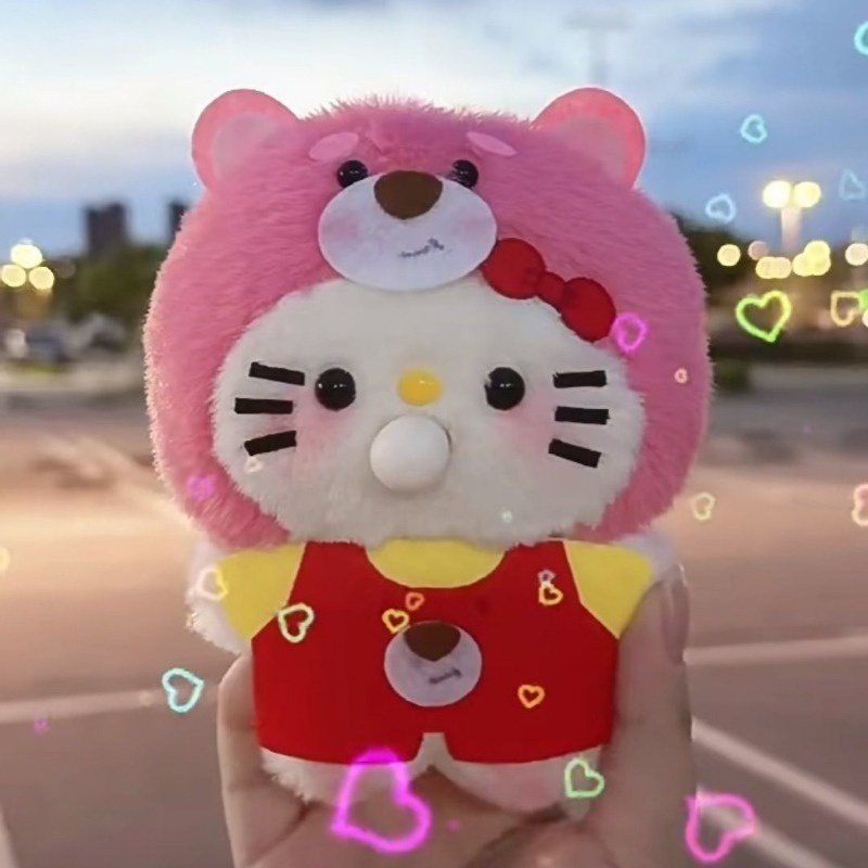 Sanrio Hello Kitty Plush Doll Cos Disney Toy Story Lotso Kawaii Cartoon