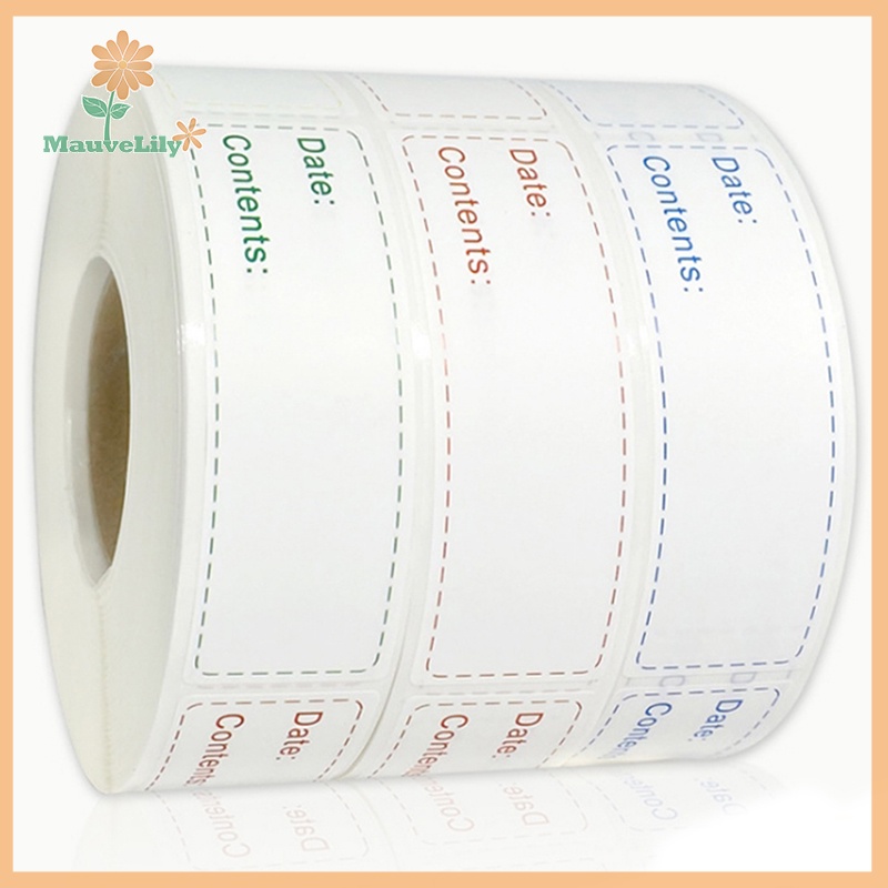 LILY 150Pcs/Roll Kitchen Sticker Refrigerator Freezer Food Storage Date ...