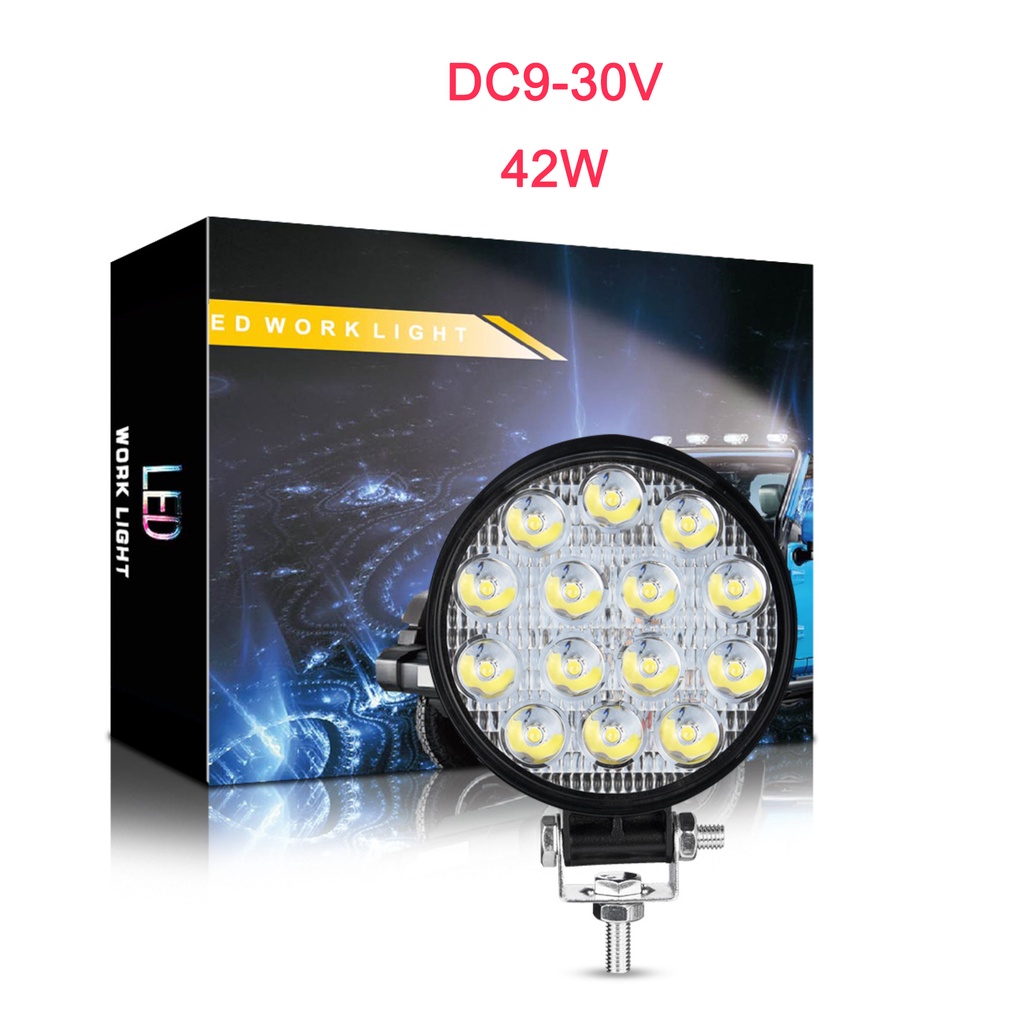 4 Inch 42W DRL Waterproof Side Waist Light Universal Headlight Led ...