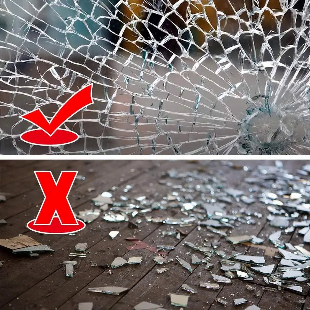3 Metre Clear Safety & Security Window Film Anti Shatter Glass ...