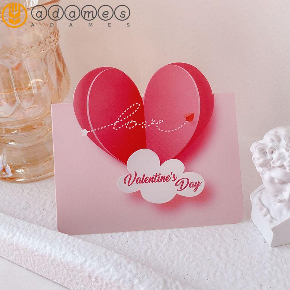 ADAMES 10pcs Greeting Card, DIY Decoration Handwriting Message Card, Blank Thank You Invitation