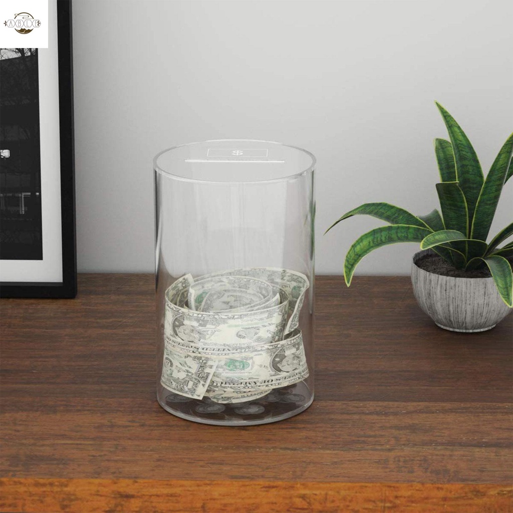 Transparent Acrylic Piggy Bank Break to Open Simple Design Shopee
