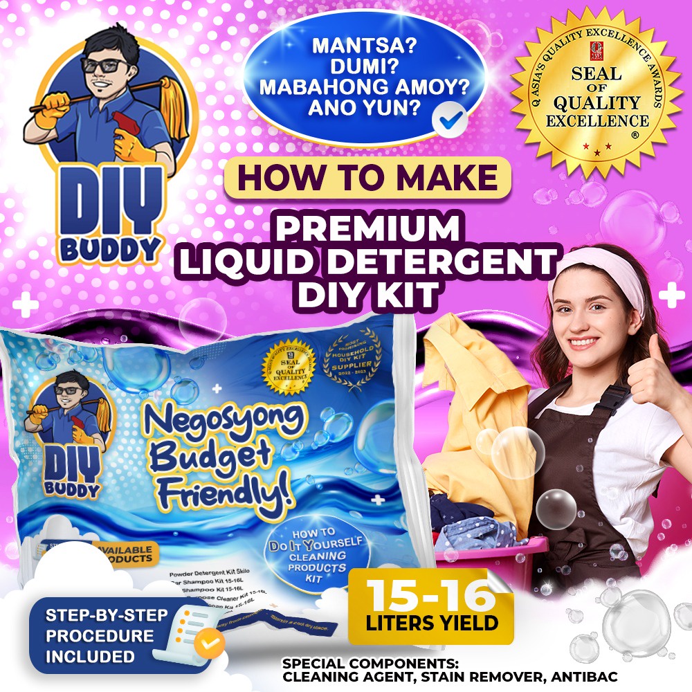PREMIUM LIQUID DETERGENT KIT DIY BUDDY Shopee Philippines