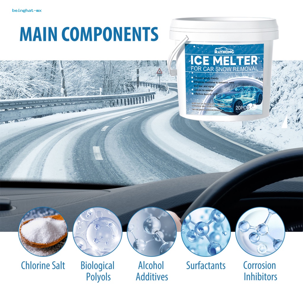 beinghat Effective Snow Melting Tablets Melting Snow Effervescent