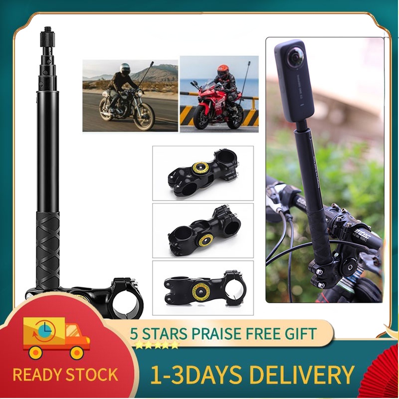 Motorcycle Camera Mount Holder Bike Bicycle Handlebar Bracket With
