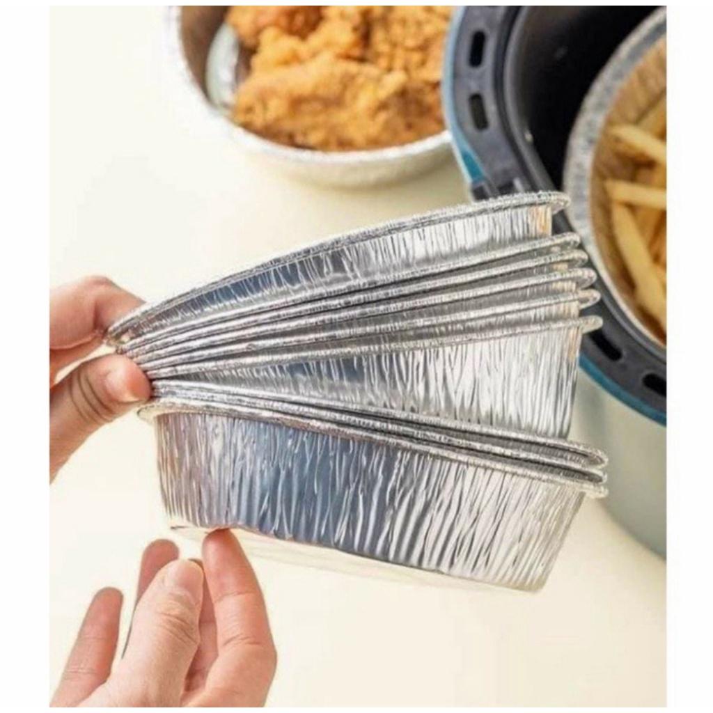Set of 20 Air Fryer Aluminum Foil Trays, Aluminum Plates, Foil Plates ...
