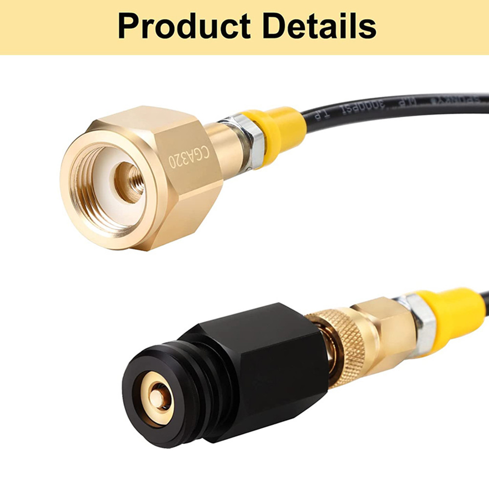 CO2 Adapter Anti-rust Soda Maker Adapter Soda Maker Hose for CO2 Soda ...