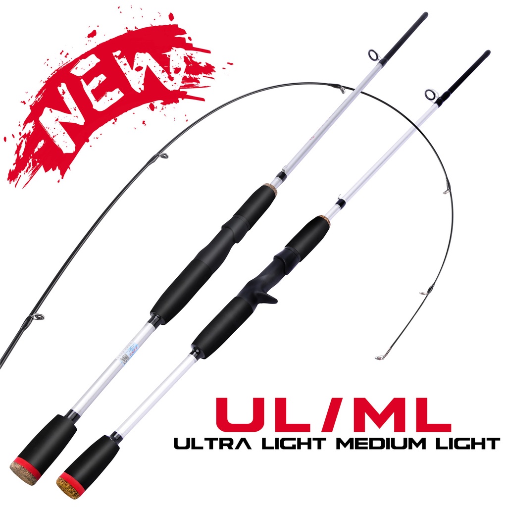 FRRTC Spinning Casting Fishing Rod Ultra Light Medium Light Rod Power  Fishing Rod with EVA Handle (Silver Color)