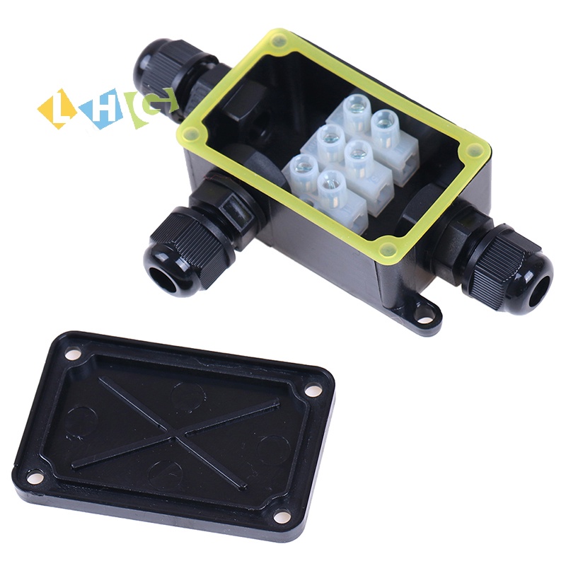 [LHG] 3Way IP66 outdoor waterproof cable connector junction box with terminal 450v new Shopee