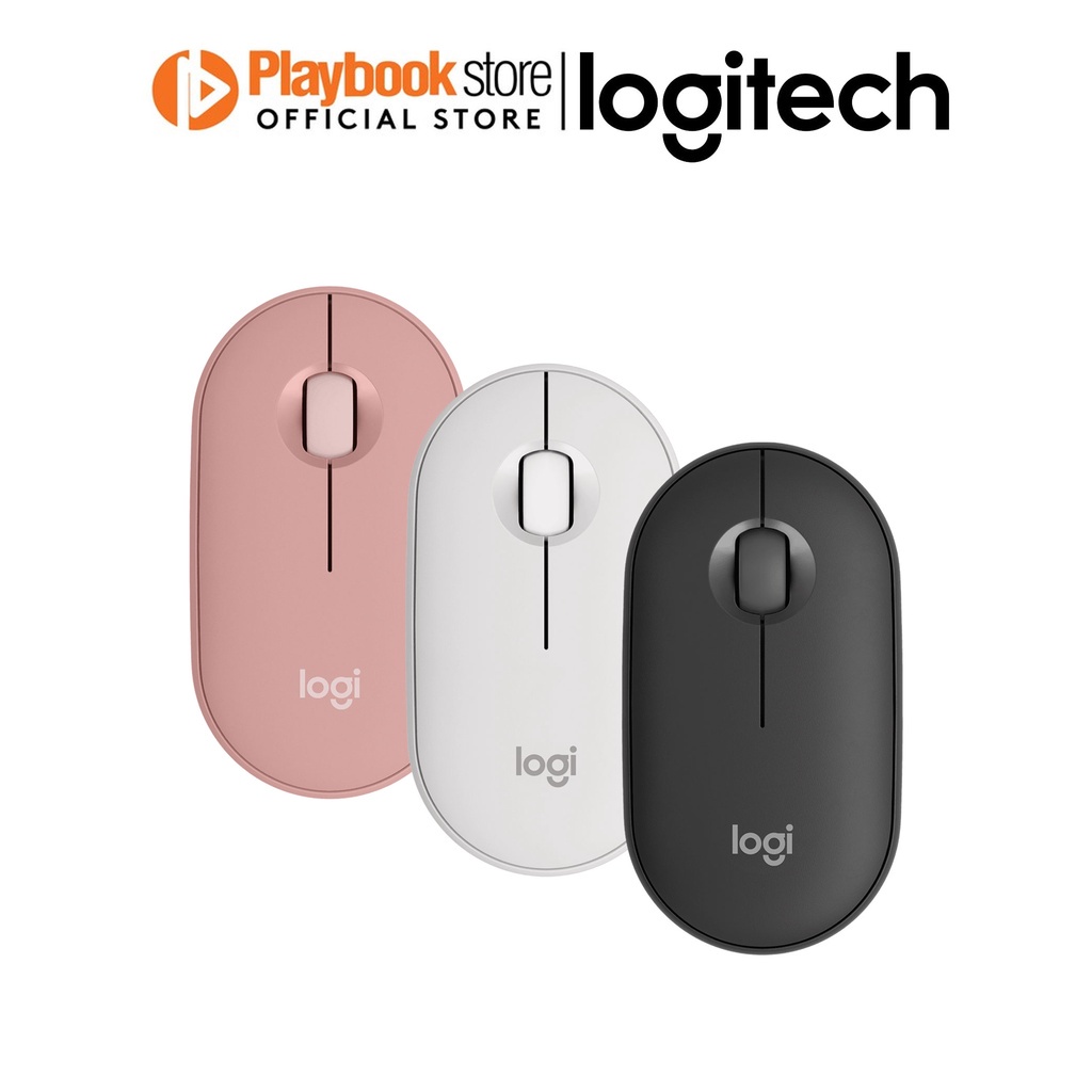 Logitech Pebble Mouse 2 M350s Slim Compact Bluetooth Wireless Mouse 