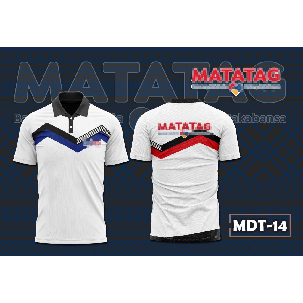 MATATAG UNIFORM SUBLIMATION DEPED BADGE TSHIRT FOR MEN AND WOMEN POLO ...