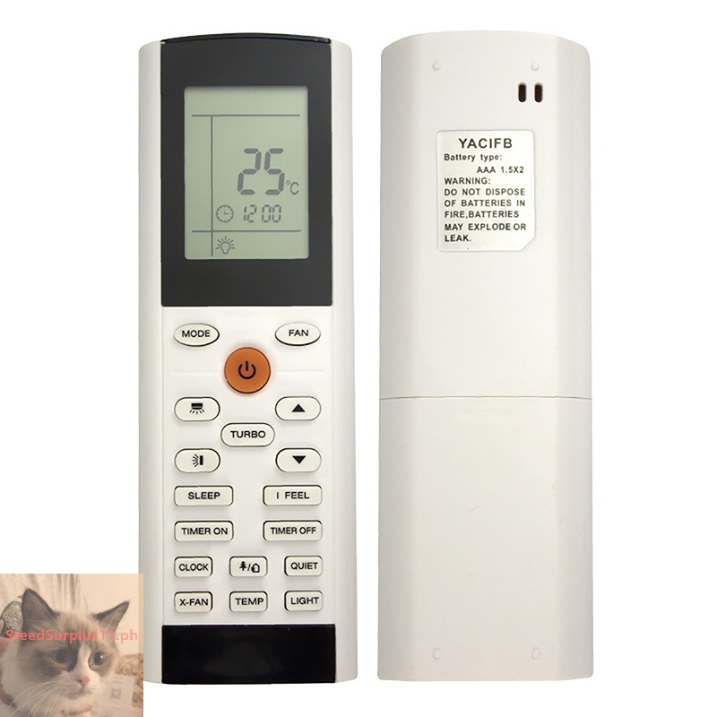 SteedSurplus Air Conditioner Remote Control Universal YACIFB For Gree