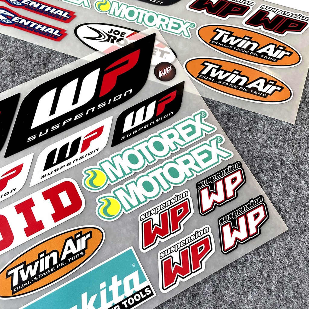 KTM motorcycle reflective sticker MOTOREX logo modified waterproof and ...