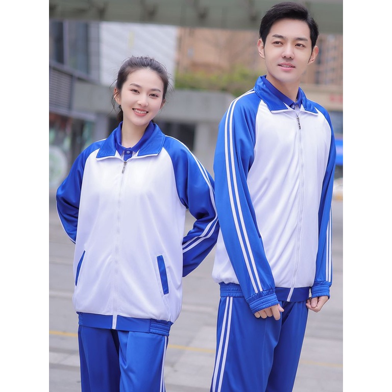 He hengqianji Ready Stock Rush That Year Blue White School Uniform ...