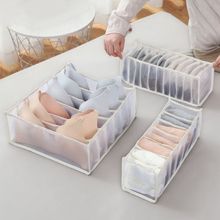 3 pcs underwear drawer organizer Foldable Closet Compartments