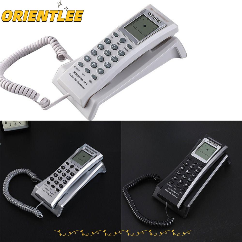 ORIENTLEE Wired Telephone, Wall Mounted Landline Corded Phone, Caller